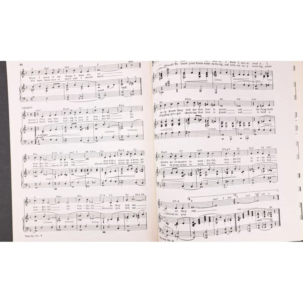 Vintage Annie Get Your Gun Lyrics Music Vocal Book Irving Berlin Ethel Merman